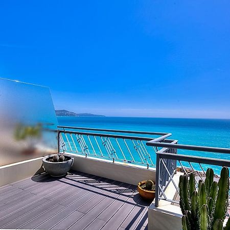 Le Florentina, Dernier Etage Avec Terrasse, Vue Sur La Baie Des Anges Appartement Nice Buitenkant foto