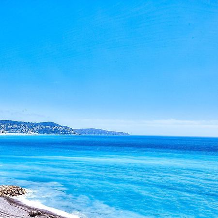 Le Florentina, Dernier Etage Avec Terrasse, Vue Sur La Baie Des Anges Appartement Nice Buitenkant foto